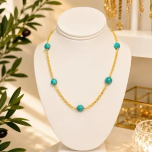 Home olive jewelry april necklace