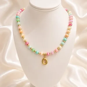 Home olive jewelry cotton candy necklace personalized 1
