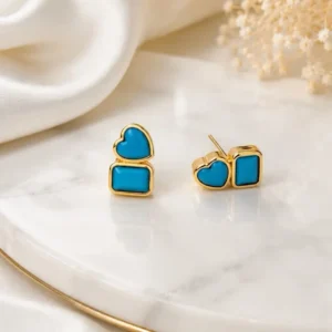 olive jewelry fashion azure love earrings