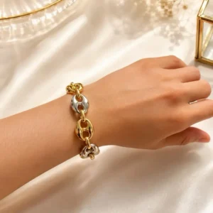 olive jewelry gg dual color bracelet 1