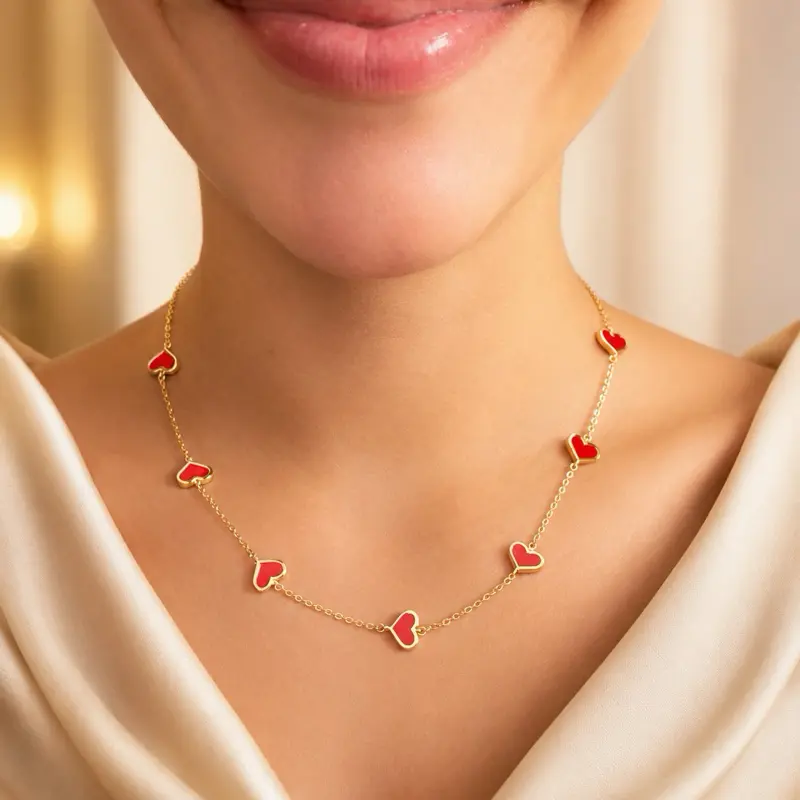 olive jewelry lovely heart necklace 1 olive jewelry lovely heart necklace 1