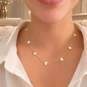 olive jewelry lovely heart necklace