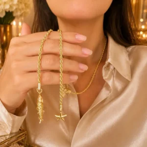 olive jewelry marine glow necklace