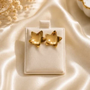 olive jewelry star earrings
