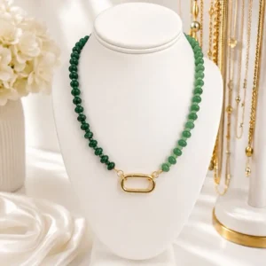 olive jewelry two tone olive necklace