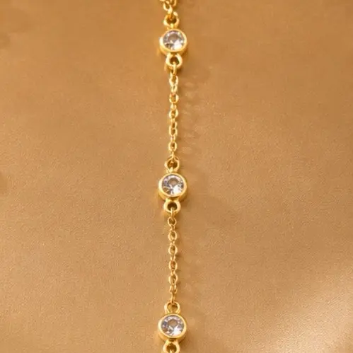 olive jewelry color trinity hand chain 3 olive jewelry color trinity hand chain 3